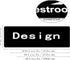 XGGD (3X10 inch) Acrylic Plastic Sign - Copier Sign For House (With Strong Adhesive Tape) Durable For Home