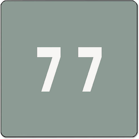 Smead DCC Color-Coded Numeric Label, 7, Gray, 250 Labels per Roll (67427)