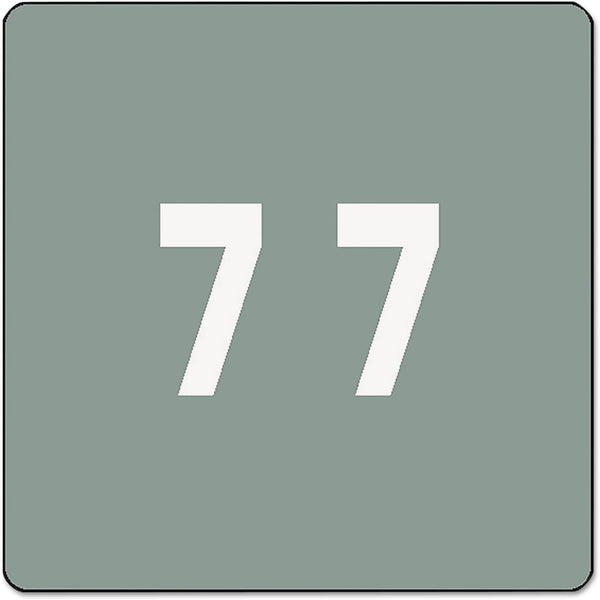 Smead DCC Color-Coded Numeric Label, 7, Gray, 250 Labels per Roll (67427)