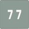 Smead DCC Color-Coded Numeric Label, 7, Gray, 250 Labels per Roll (67427)