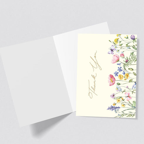 DuiaRiu 25 Pack 350GSM 25pc) | Thank You Cards | Thank You Cards & Notes with Envelopes | Pefect for Baby Shower