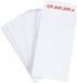 JAM PAPER #6 Coin Business Envelopes - 3 3/8 x 6 - White - 50/Pack with Peel and Seal Closure