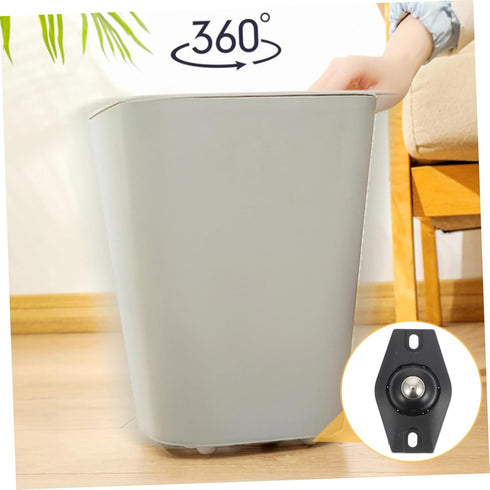 8pcs PRETYZOOM Material Storage Case Caster Adhesive Rolling Wheels High Load Capacity Noiseless Moving Cart Wheels