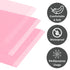 3-Ply 125 Pack 13" 18" Waterproof x Pink Dental Bibs Disposable, Soft Dentist Bibs Napkin, Ideal for Medical Patients
