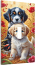 haigof 1 3 5 Inch Cute Dog Light Switch Cover Wall Plate Gang Single Plates Print Faceplate Home Decor X