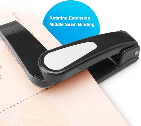 Swing Arm Swivel Stapler, 360 Degree Rotate Desktop Stapler, 20 Sheet Capacity for Book Binding