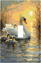 haigof Swan Paint Light Switch Cover Wall Plate 1 Gang Single Plates Print