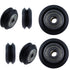 3D Printer V Slot Wheel SQXBK, 6PCS Gantry Wheel, POM Polycarbonate Roller for Ender 3, CR10, Artillery Sidewinder