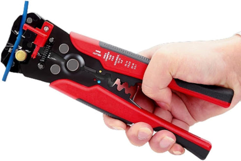 5 in 1 Self-Adjusting Wire Stripper Cutter, Multi-Functional Tool for 10-24 AWG