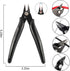 YaeCCC 10 Pack Wire Cutters - Black Diagonal Cutting Pliers for Electronic, Model, Jewelry Making