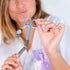 JJ LMS Nursing Scissors - Medical scissors- Blunt Tip Scissors - Stainless Steel - Design - Distinctive Keyring (Blue)