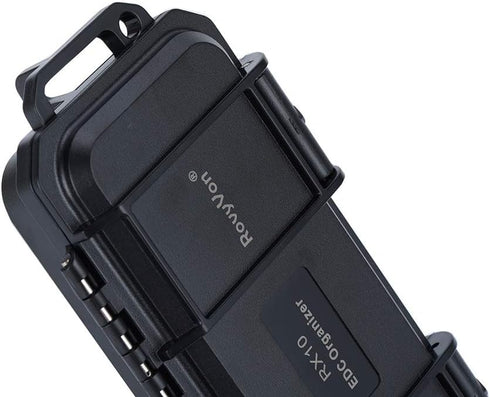 RovyVon RX10 EDC Tool Case Box, Small Organizer Storage Case for EDC Gears Gadgets, 1PCS (Black)