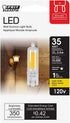 Feit Electric BP35G9/830/LED/6 35-Watt EQ DM G9 Base T4 Specialty LED Light Bulb, 6-Pack by Feit Electric
