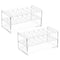 PATIKIL 18 Holes Tube Rack, 2Pcs Clear Acrylic Tube Holder Stand for Less Than 16mm Dia Tube