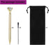 Diamond Pens Metal Ballpoint Pen - 3 Pack Fun Fancy Crystal Diamond Bling Rose Gold Pens for Women
