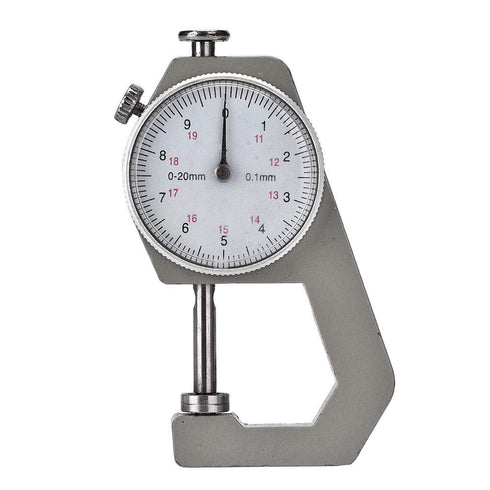 Thickness Gauge Metal Thickness Gauge, 0-20mm Measuring Tool for Jewelry, Paint, Paper/Film Thickness Meter