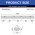 24pcs Seekliny 3030 Extrusion Straight Connector Joining Plate, Corner Bracket for 8020 Aluminum Profile 3D Printer