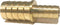 3/4" X 1/2" Hose ID Brass Barb Reducer SPLICER Fitting Fuel/AIR/Water/Oil/Gas/WOG (Qty 1)