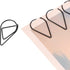 YOKIVE 100 Pcs Drop-Shaped Paper Clips, 1-Inch Black for Keeping Desk Neat, Great for Art, Daily Use