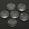 iplusmile 60Pcs 25mm Optical Glass Double Convex Lens Set Ground-Edge Safety &
