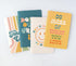 THiNKABLE Cute Notebook Set, 4 Pack Pastel Journals, 5.5 x 8.3 in, 60 Pages, Soft Cover Journals
