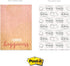 Motivational Affirmation Sticky Note Pad Assortment / Set of 5 Multicolor Note Pads / 4" x 6" / 50 Sheets Per Pad