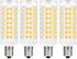 JD E11 LED Bulbs, 4Pack, T4 Mini Candelabra Base, Energy Saving, Non Dimmable for Bathroom Vanity Fixture