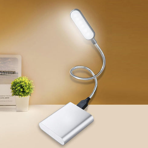 FANTIA USB Port Reading Lamp, USB Gooseneck, USB LED Lamp, USB Lamps, Mini USB Light for Laptop, LED USB Light
