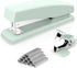 Deli Green Desktop Stapler - Office Stapler with 25 Sheet Capacity, 1000 Staples, and Staple Remover