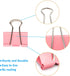 Extra Large Binder Clips - 2 Inch / 51mm Big Paper Clamps for Office and School Supplies (Pink)