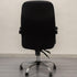 Office Chair Cover with Arm Covers - Universal Stretch Desk Chair Slipcovers (Size: L), Black