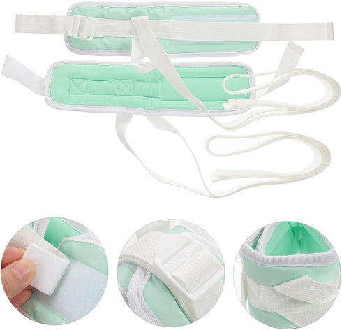 2pcs Outanaya Professional Belt Supple Arm Belt Wrist Strap for Patients Leg Holder Band