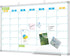 Lockways Dry Erase Calendar Whiteboard, Monthly White Board Calendar 36" x 24", Wall-Mounted Aluminum Framed Board