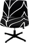 Generic Armless Office Chair Cover,Soft Washable Printed Seat Covers,Stretch Anti-dust Accent Chairs Protector