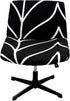 Generic Armless Office Chair Cover,Soft Washable Printed Seat Covers,Stretch Anti-dust Accent Chairs Protector
