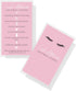 Lash Extension Aftercare Instructions Cards, 50 Pack, 2x3.5" Business Card Size, Pink Card Design