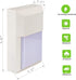 3000K 12W 1000 1-Pack LIT-PaTH Outdoor Sconce Wall Light, LED Wall Lantern, Porch Lighting Fixture, Lumens, Aluminum