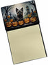 Caroline's Treasures Cairn Terrier Spooky Halloween Sticky Note Holder, Refillable Dispenser, Memo Pads