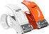 PROSUN 2 Pack Metal Packing Tape Dispenser Gun: 2-inch Wide Tape Dispensers/3-Inch Inner Paper Core (2" Orange + 2"