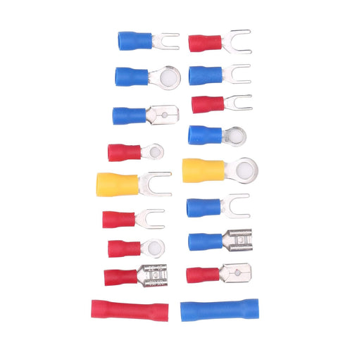 YWBL-WH 520Pcs Wire Connector Kit Cold Pressed Wire Terminals Crimp Connectors Electrical Terminals Kit