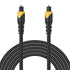 1M/3.3FT Amzpas Optical Cable, Gold-Plated Digital Toslink Cable, SPDIF Cord Extension, Plug Fiber Optic Cord