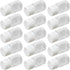 Othmro 100Pcs 5ml Plastic Bottles, Wide Mouth Laboratory Reagent Polyethylene Bottle for Food Store, Transparent Liquid