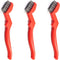 GOLDEN SMILE 3-Pack 7" Stainless Steel Wire Brushes - 40% Denser Than