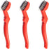 GOLDEN SMILE 3-Pack 7" Stainless Steel Wire Brushes - 40% Denser Than