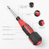 Cordless Electric Screwdriver, Rechargeable Mini Electric Screwdriver Set (Black & Red)