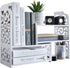 YGYQZ Small Bookshelf for Desktop Storage, Mini Cute Office Desk Shelves for Women and Kids