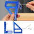 Imperial 3D Multi-Angle Measuring Ruler, Aluminum Alloy Woodworking Square Protractor for Engineers and Carpenters