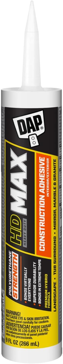 DAP INC Adhesive-Caulk, 9 FL OZ, White, Model 27511