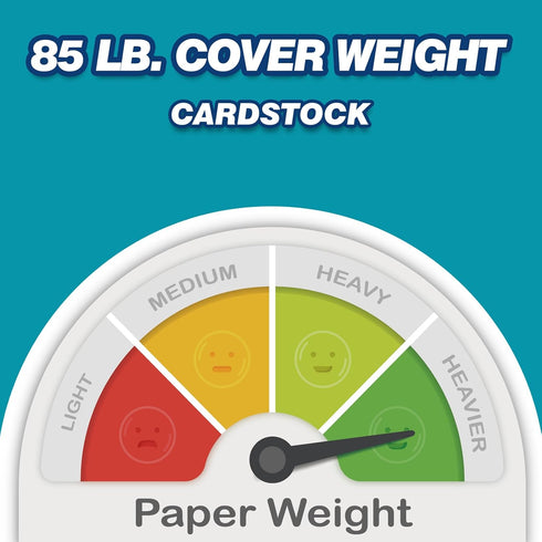 chell 3x5 Inch, 100 Count, 85 lb. Extra Heavyweight Ruled Index Cards No Bleed-Through, Ruled Front and Blank Back