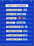 Standard Pocket Chart, Clear 10 Pockets for Classroom & Home, Heavy Duty Hanging Pocket Chart